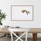 Red Fox in Snow by Deborah Winchester Danita Delimont 23-in. W x 16-in. H. Canvas Wall Art Print Framed in Natural